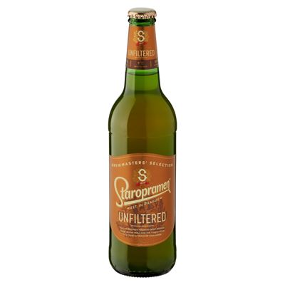 Staropramen Szűretlen Minőségi Világos Üveges Sör 5% 20 x 500 ml