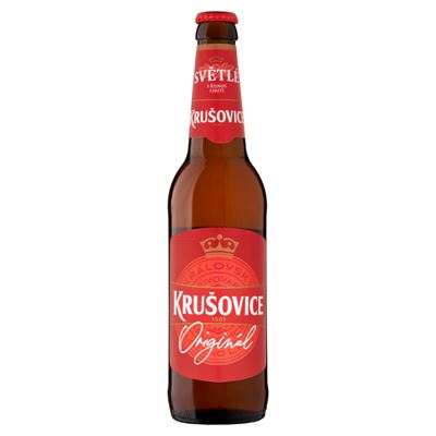 KRU©OVICE Světlé Eredeti Cseh Import Világos Sör 4,2% 20 x 500 ml
