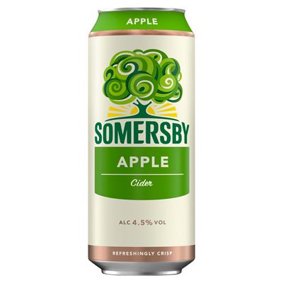 SOMERSBY Apple Cider Almalé Alapú Szénsavas, Alkoholos Ital Alma Ízesítéssel 4,5 % 500 ml