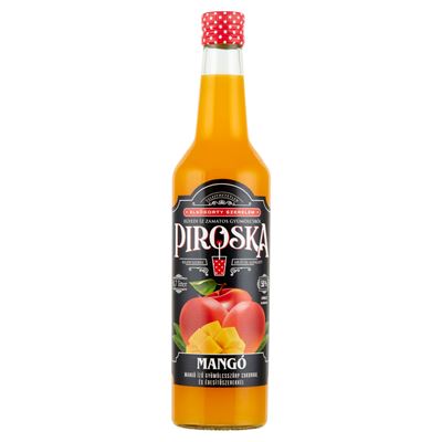 Piroska Mangó ízű Gyümölcsszörp Üveges 700 ml