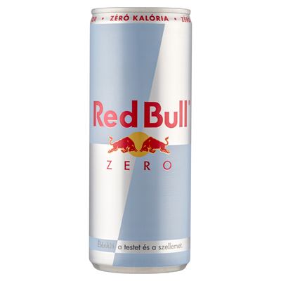 Red Bull Zero Magas Koffeintartalmú Szénsavas Energiaital Édesítőszerekkel 250 ml
