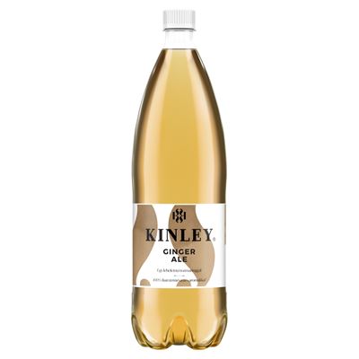 KINLEY Ginger Ale Szénsavas Üdítőital Gyömbér Ízesítéssel 1,5 l