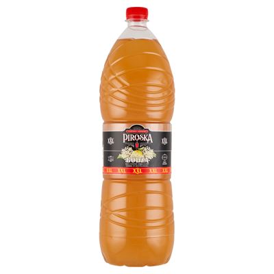Piroska XXL bodza ízesítésű gyümölcsszörp cukorral és édesítőszerekkel 2 l