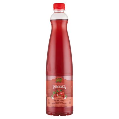 Piroska Fitt Light Málna Ízű Gyümölcsszörp Édesítőszerekkel és C-vitaminnal 700 ml