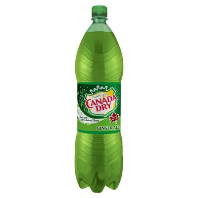 CANADA DRY Gyömbérízű Szénsavas Üdítőital Cukorral és Édesítőszerekkel 1,5 L