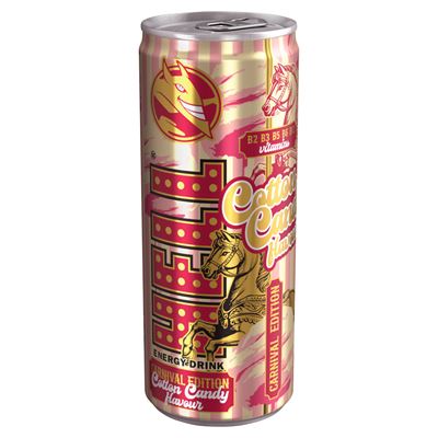 HELL Ice Cool Körte-mandarin- és Tutti-frutti ízű Koffeintartalmú Szénsavas Alkoholmentes Ital 250 ml