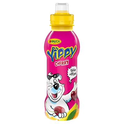 YIPPY Rauch Cherry vegyes gyümölcsital 5 vitaminnal és kalciummal 330 ml