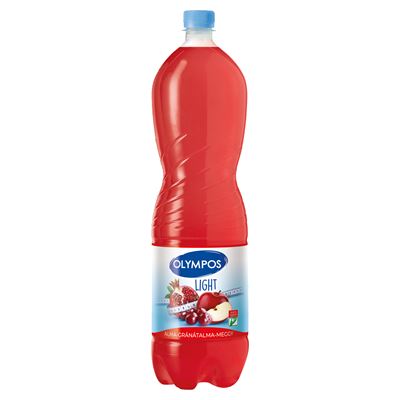 Olympos Light Energiaszegény Alma-gránátalma-meggy Szénsavmentes Üdítőital Édesítőszerekkel 1,5 l