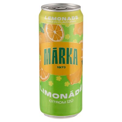 MÁRKA Citrom Limonádé Ízű Szénsavas Üdítőital 0,33l
