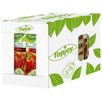 Topjoy Pikáns Paradicsomlé 100 % 12 x 1 l