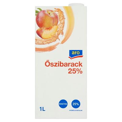 aro Rostos Őszibarackital 12 x 1 l