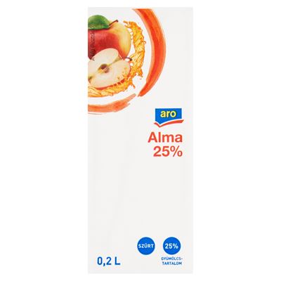 aro Szűrt Almaital 25% 27 x 200 ml