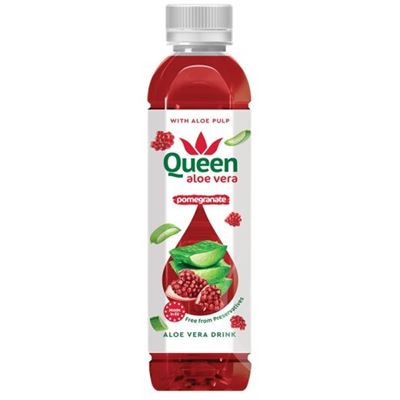QUEEN ALOE VERA Szénsavmentes Üdítőital Gránátalma Ízesítéssel 1,5 l
