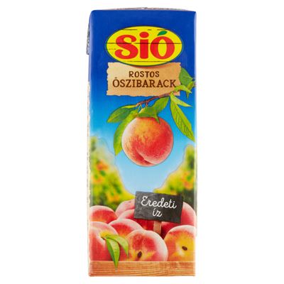 SIÓ Rostos Őszibarack 20% Gyümölcsital 200 ml