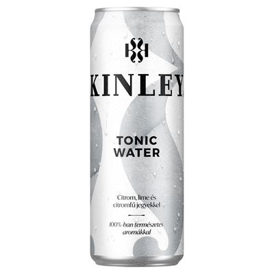 KINLEY Tonic Water tonikízű szénsavas üdítőital 250 ml