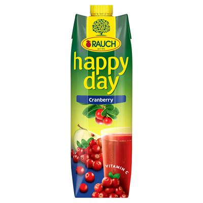 HAPPY DAY Rauchvörös áfonyaital 1 l