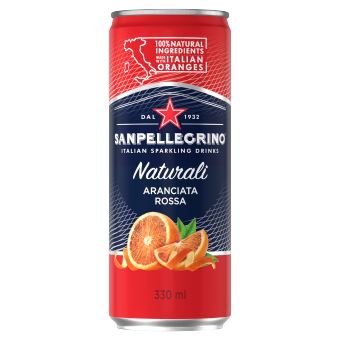 SAN PELLEGRINO Aranciata Rossa szénsavas narancs és vérnarancs ital 330 ml