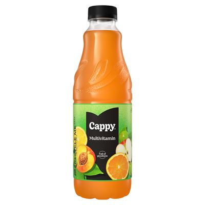 Cappy Multivitamin Gyümölcsital Gyümölcslével és Gyümölcspürével Cukorral és Édesítőszerekkel 1 l