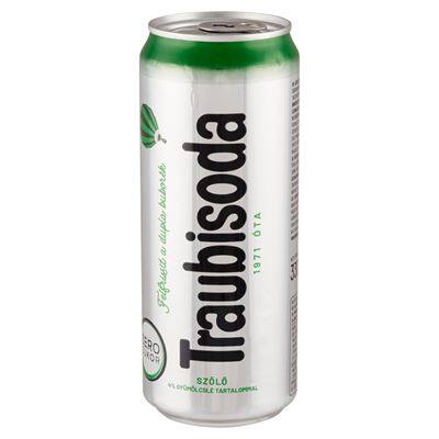Traubisoda Zero Szőlő Ízű Szénsavas Üdítőital 330 ml