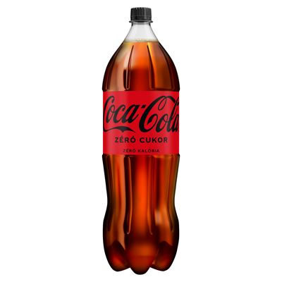 Coca Cola Coca-Cola Zéro colaízű energiamentes szénsavas üdítőital édesítőszerekkel 2,25 l