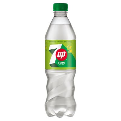 7up Energiamentes Citrom és Lime Aromákkal Ízesített Szénsavas Üdítőital Édesítőszerekkel 500 ml
