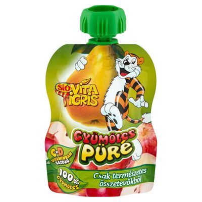 SIÓ Vita Tigris Gyümölcs Püré Körte 20 x 90 g
