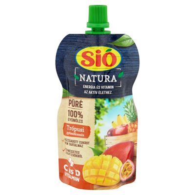 SIÓ Natura trópusi gyümölcsmix püré 120 g