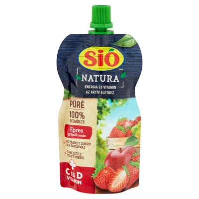 SIÓ Natura 100% Epres Gyümölcsmix Püré 120 g