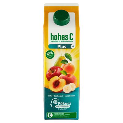HOHES C Plus Fókusz 100% vegyes gyümölcslé 1 l