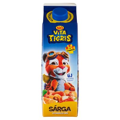 SIÓ Vitatigris sárga gyümölcs-mix vegyes gyümölcsital 1 l