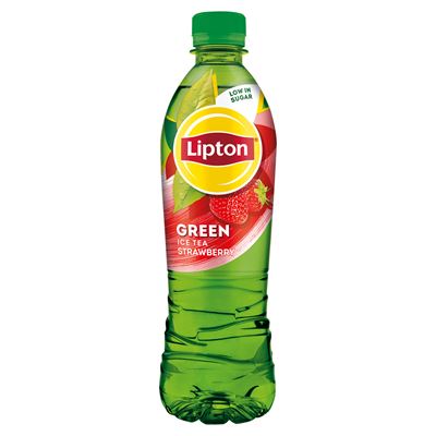 Lipton Ice Tea Alacsony Cukortartalmú Eper ízű Szénsavmentes Üdítőital 500 ml