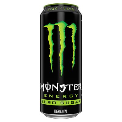 MONSTER GREEN ZERO Cukormentes Szénsavas Energiaital Visszaváltható Dobozos 500 ml