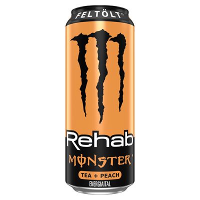 MONSTER Rehab Peach Szénsavas Energiaital Visszaváltható Dobozos 500 ml