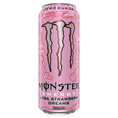 MONSTER Ultra Strawberry Szénsavas Energiaital Visszaváltható Dobozos 500 ml