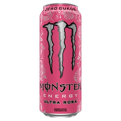 MONSTER ULTRA ROSA ZERO Cukormentes Szénsavas Energiaital Visszaváltható Dobozos 500 ml