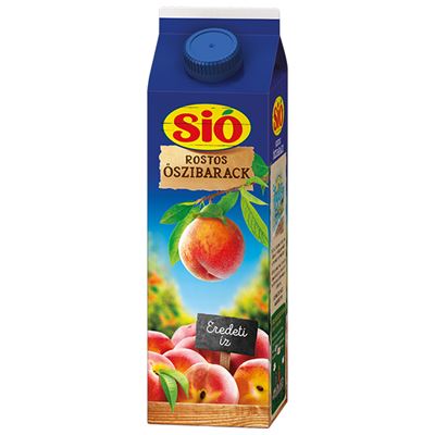 SIÓ Őszibarack 25%-os yümölcslé 1 l