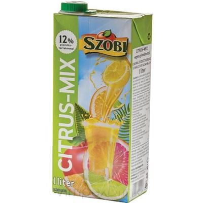 Szobi Citrus-Mix vegyes gyümölcsital édesítőszerekkel 1 l