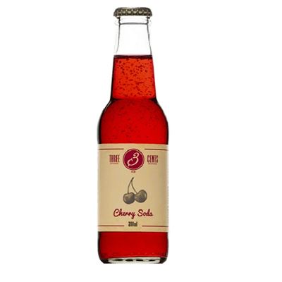 THREE CENTS Cherry Soda Vadcseresznye Ízű Szódavíz 200 ml
