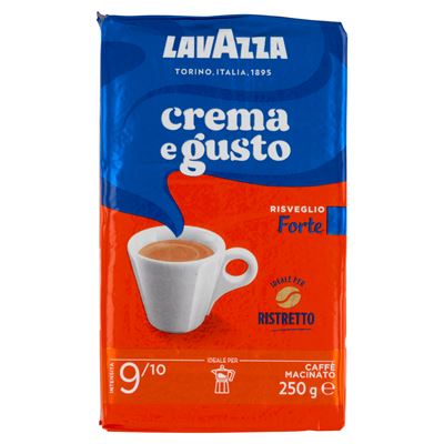 LAVAZZA Crema e Gusto Forte őrölt pörkölt kávé 250 g