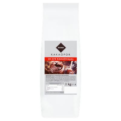 RIOBA Kakaópor 20-22% Kakaóvajjal 1 kg