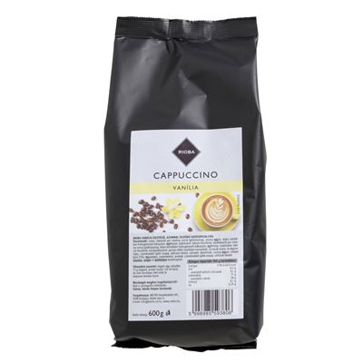 RIOBA Vaníliás Ízű Cappucino Italpor 600 g