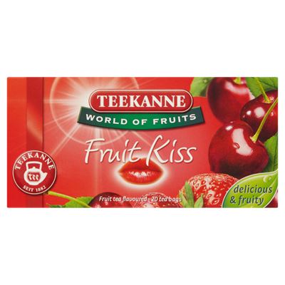TEEKANNE World of Fruits cseresznye- és eperízesítésű gyümölcstea keverék 20 filter 50 g
