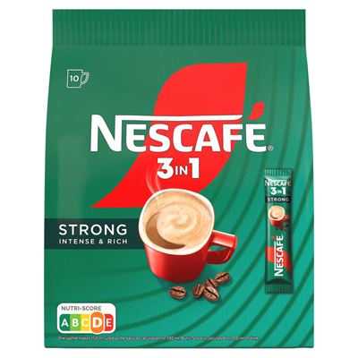 NESCAFÉ 3in1 Strong azonnal oldódó kávéspecialitás 10 x 14 g (140 g)