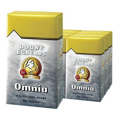 Douwe Egberts Omnia Classic Őrölt Pörkölt Kávé 6 x 1 kg
