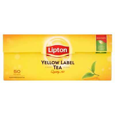 Lipton Yellow Label ízesített fekete tea 50 filter 100 g