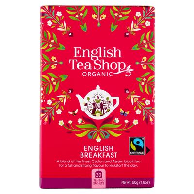 English Tea Shop English Breakfast bio fekete tea 20 filter 50 g