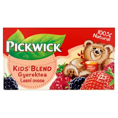 PICKWICK Gyerektea Erdeigyümölcsízű Rooibos Tea Erdeigyümölcs Darabokkal 20 filter 12 x 40 g