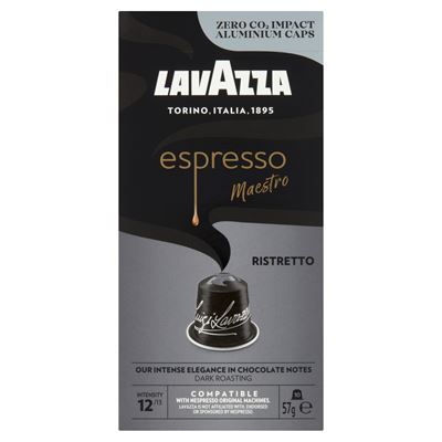 LAVAZZA Espresso Maestro Ristretto őrölt pörkölt kávékapszula 10 db 57 g