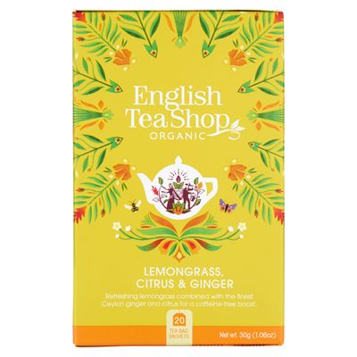 English Tea Shop BIO citromfű gyömbér citrus tea 20 filter 30 g