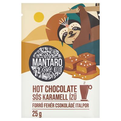 MANTARO Sós Karamell ízű Fehér Forrócsokoládé italpor 25 g